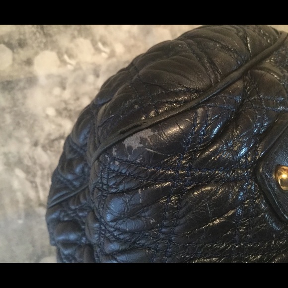 Marc Jacobs Black Navy Quilted Vintage Stam Bag - Picture 6 of 8